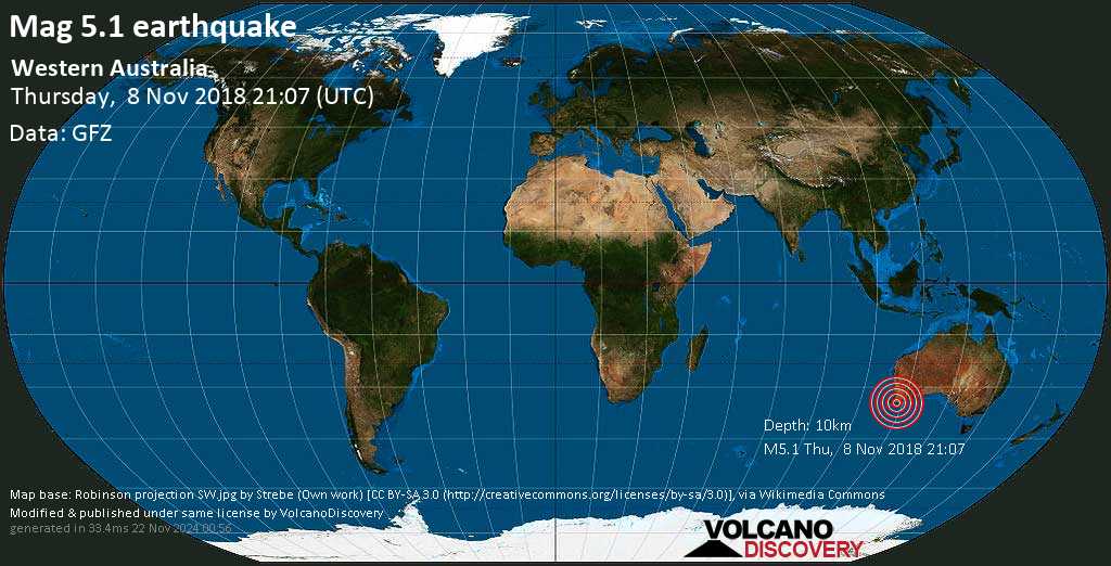 Earthquake Info M51 Earthquake On Thursday 8 November - 