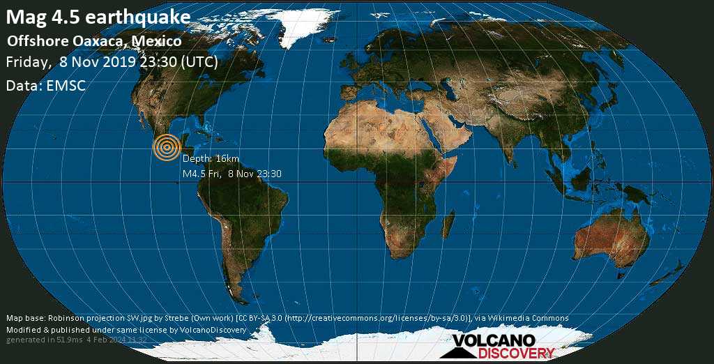 Informe Terremoto Terremoto Magnitud 45 Viernes 8