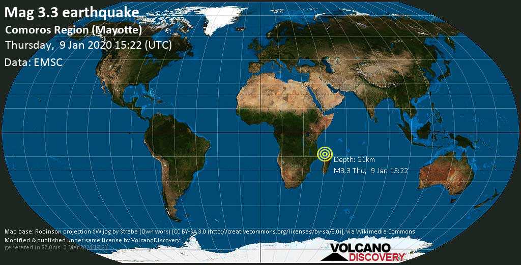 Info Tremblement De Terre M33 Earthquake On Jeudi 9