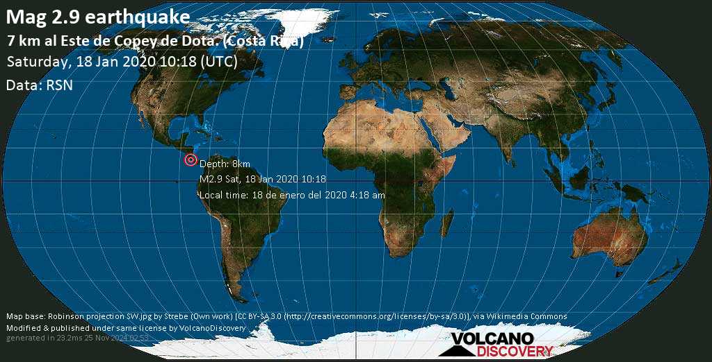 Info Tremblement De Terre M29 Earthquake On Saturday 18